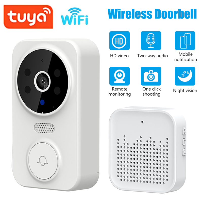 Home Security No Wifi Needed - Sonnette vidéo intelligente WiFi, caméra à
