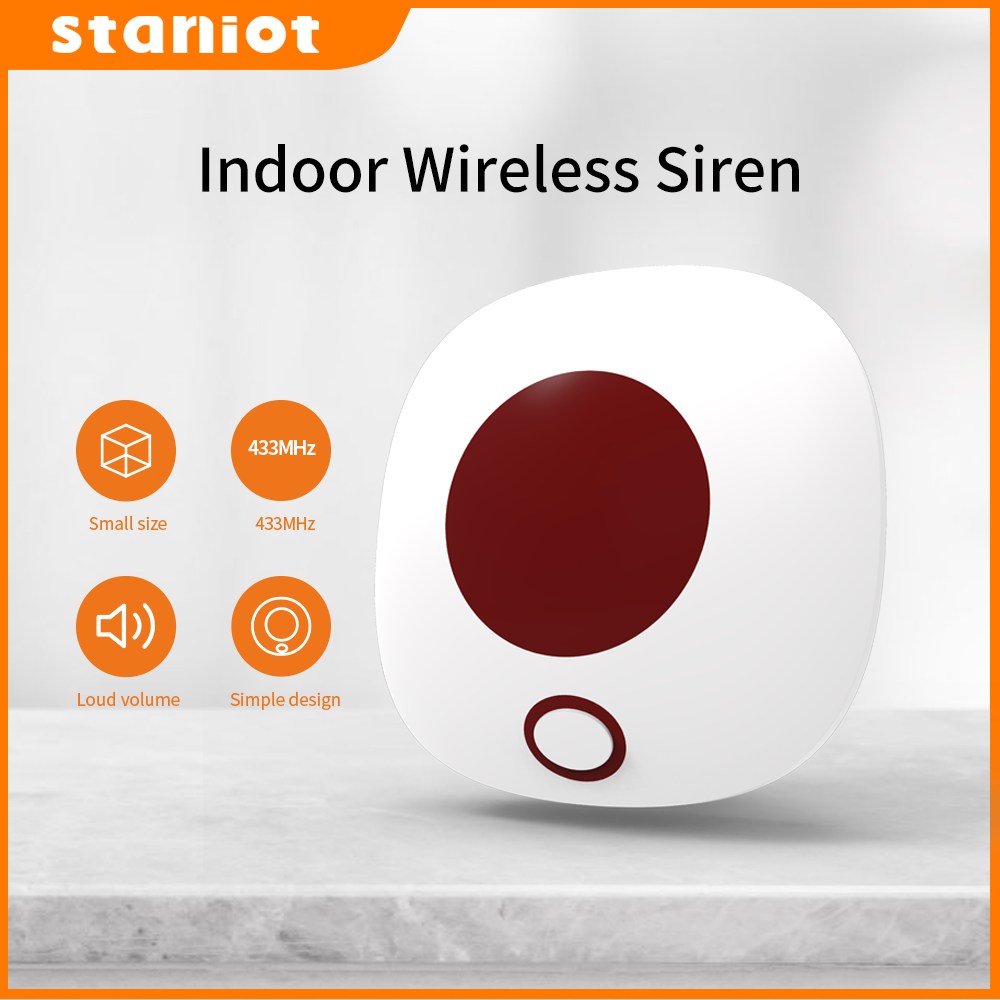 Sim Gsm Alarm - Staniot – sirène d'intérieur sans fil