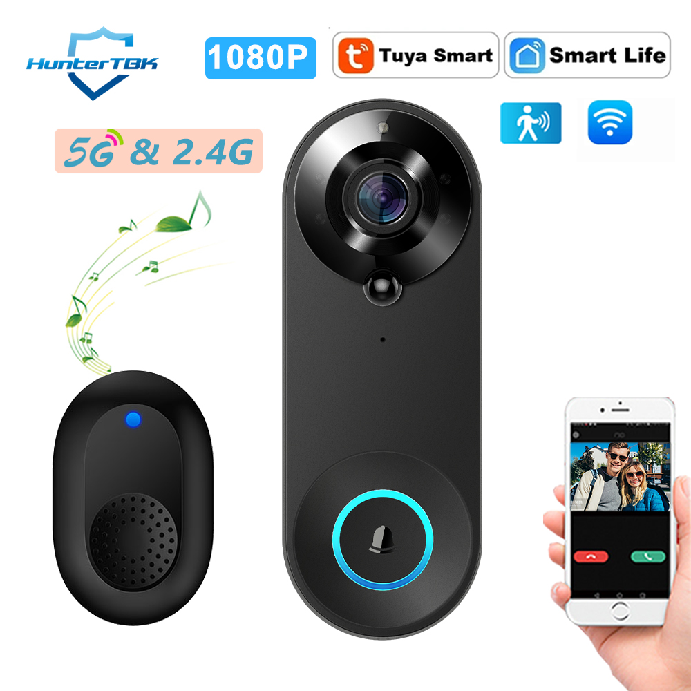 Home Security No Wifi Needed - Sonnette vidéo WiFi 5G 2.4G 1080P