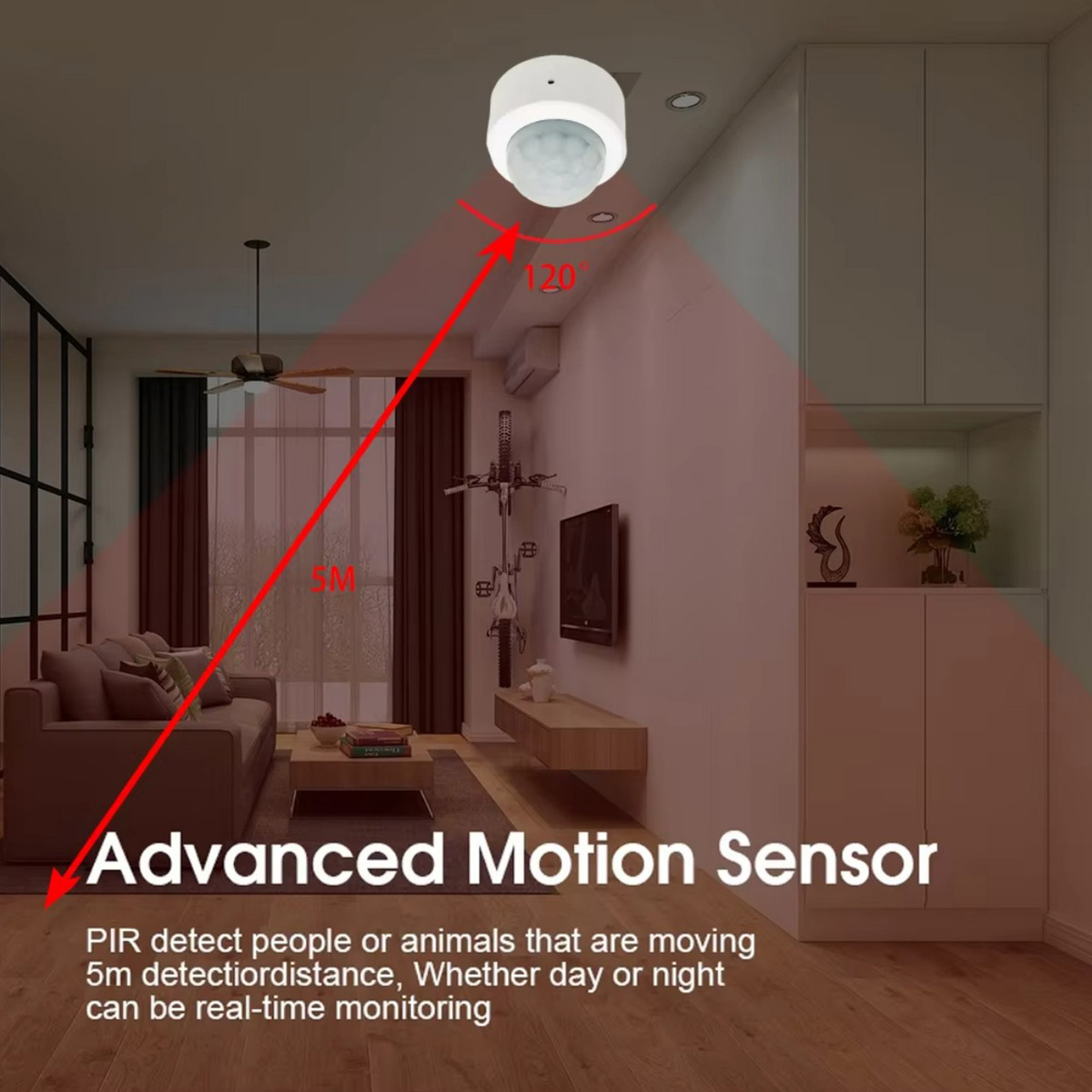 Capteur de mouvement PIR Zigbe - Home Security Technology avis et prix