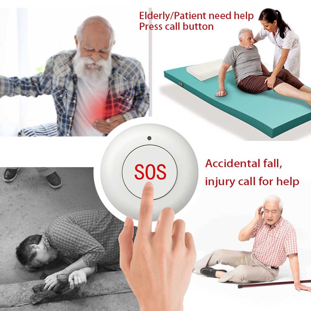 Bouton SOS sans fil, sonnette  - Home Security Technology avis et prix