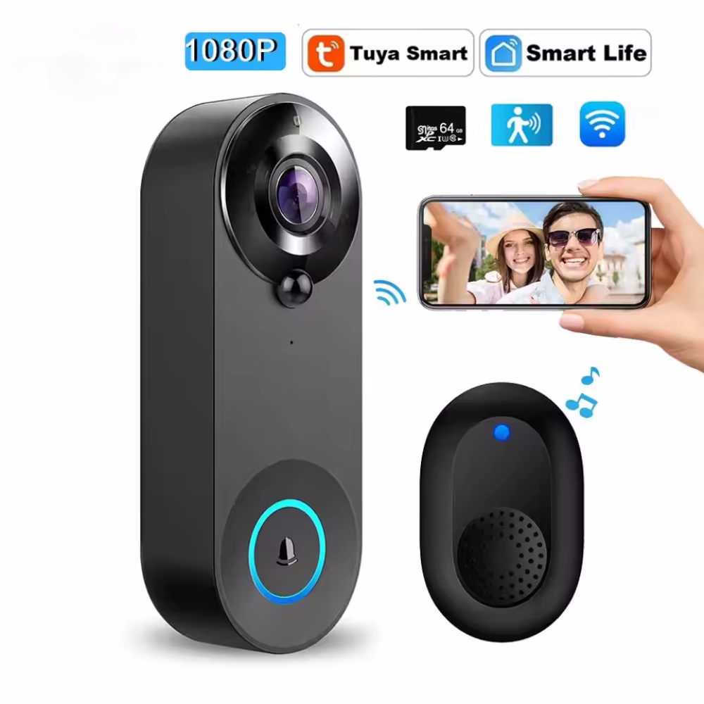 Tuya 1080P sans fil WIFI sonne - Home Security No Wifi Needed avis et prix
