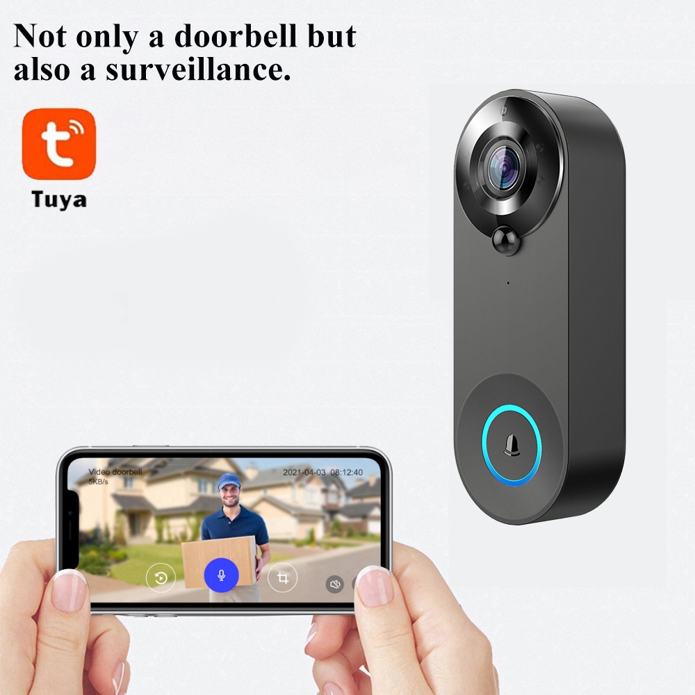 Tuya 1080P sans fil WIFI sonne - Home Security No Wifi Needed avis et prix