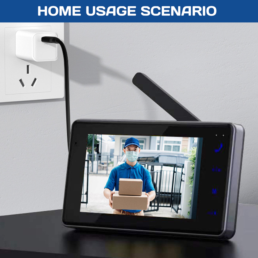 Sonnette visuelle sans fil ave - Home Security No Wifi Needed avis et prix