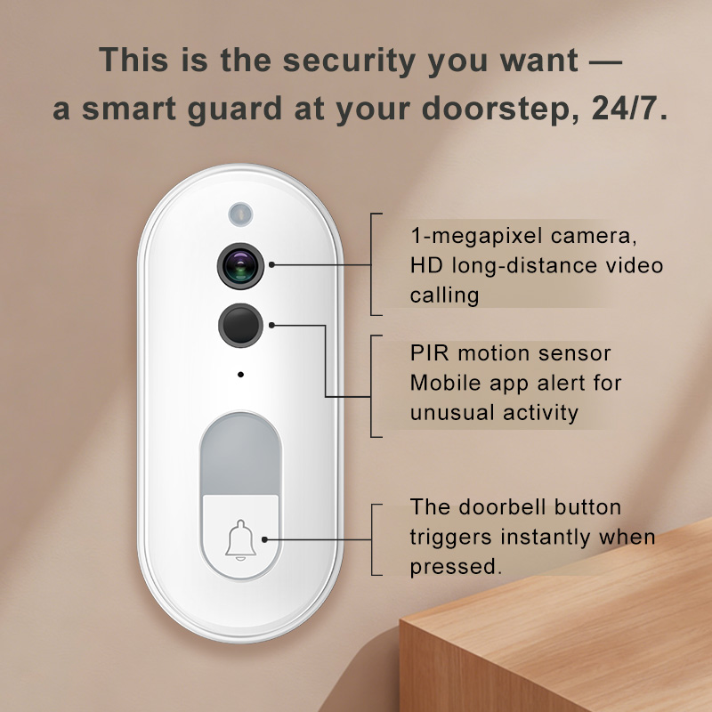 Sonnette vidéo intelligente Tu - Home Security No Wifi Needed avis et prix