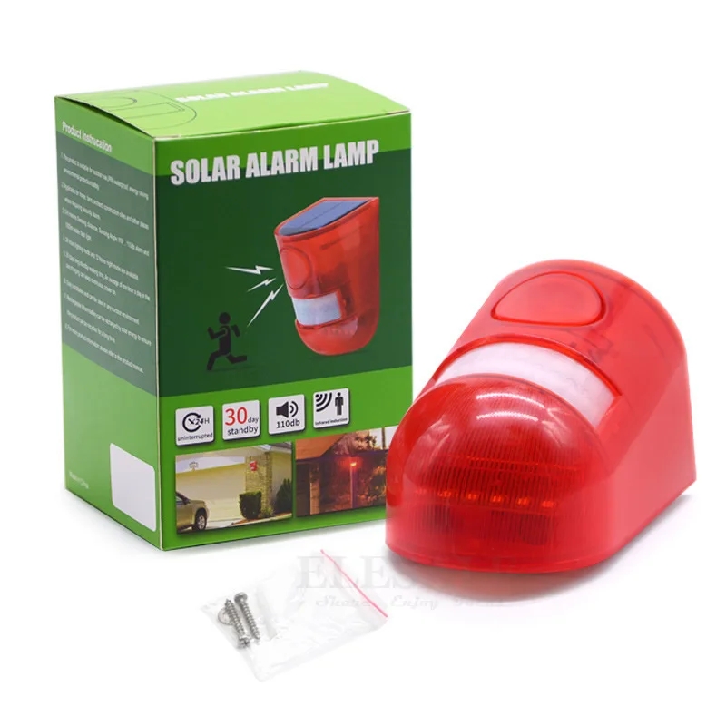 Lampe d'alarme solaire étanche - Sim Gsm Alarm avis et prix
