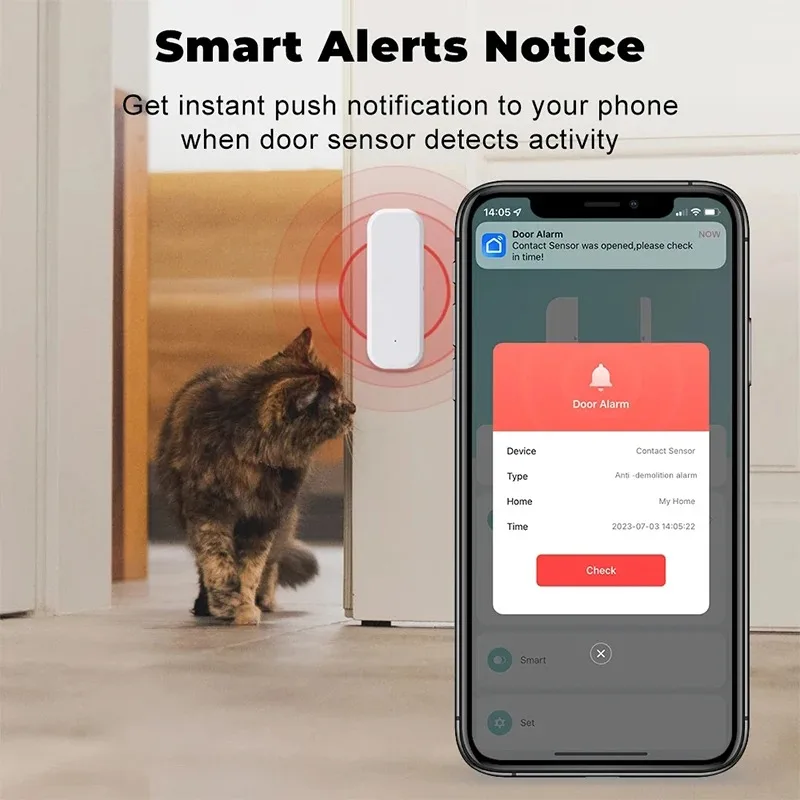 Capteur de porte/fenêtre intel - Home Security Technology avis et prix