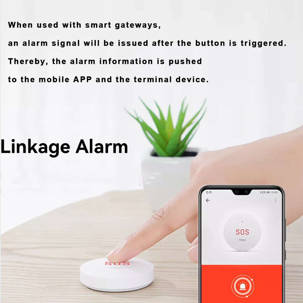 Zigbee – bouton d'alarme de sé - Sim Gsm Alarm avis et prix