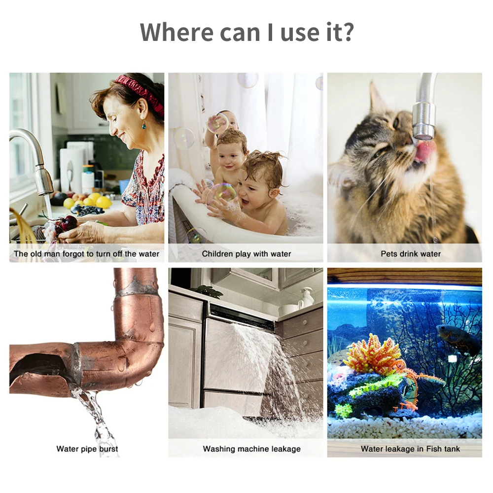 Tuya WiFi Zigbee capteur d'eau - Home Security Technology avis et prix