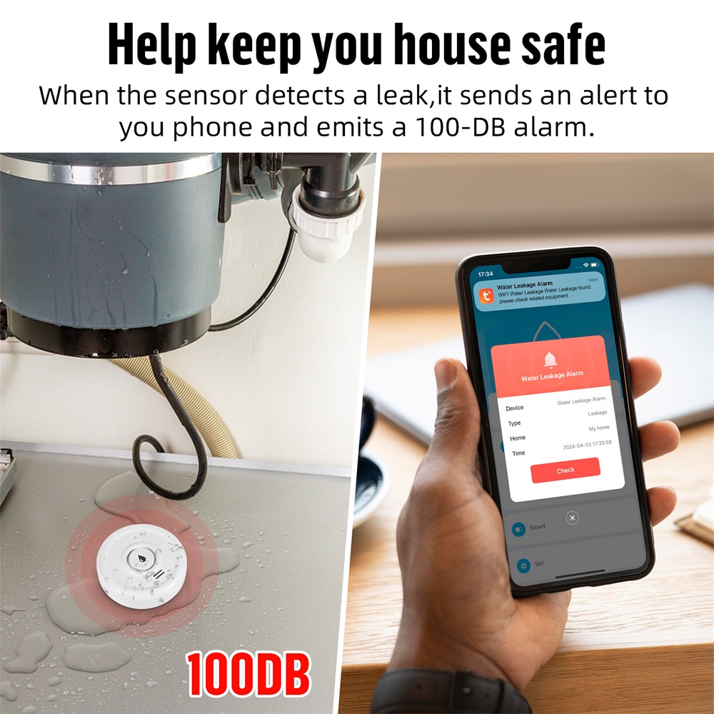 Fuers-Détecteur de fuite d'eau - Home Security Technology avis et prix
