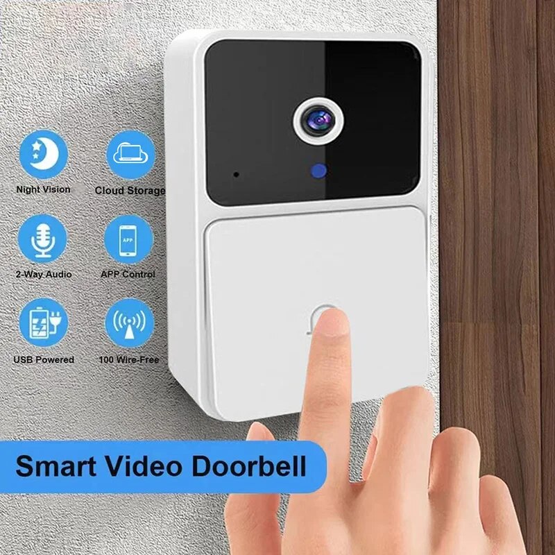 Sonnette vidéo WiFi sans fil p - Home Security Features avis et prix