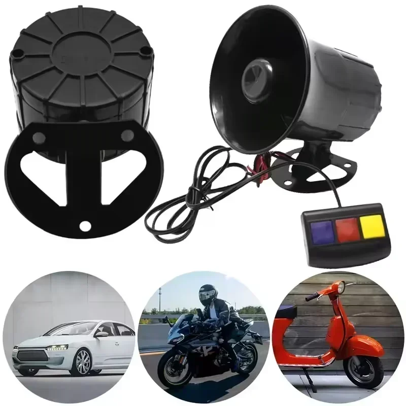 Klaxon de voiture 12V à 3 tons - Home Security Police avis et prix